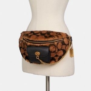Coach x JLO Shearling Belt Bag